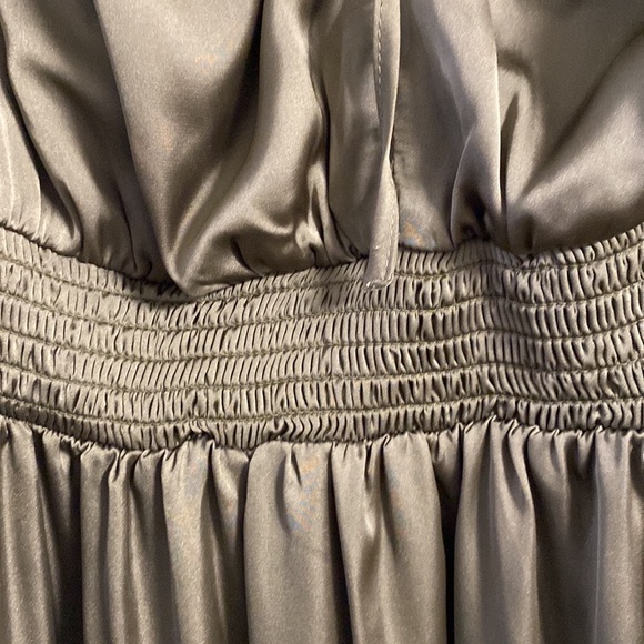 Rich Oliver green off the shoulder mini dress - Picture 5 of 8